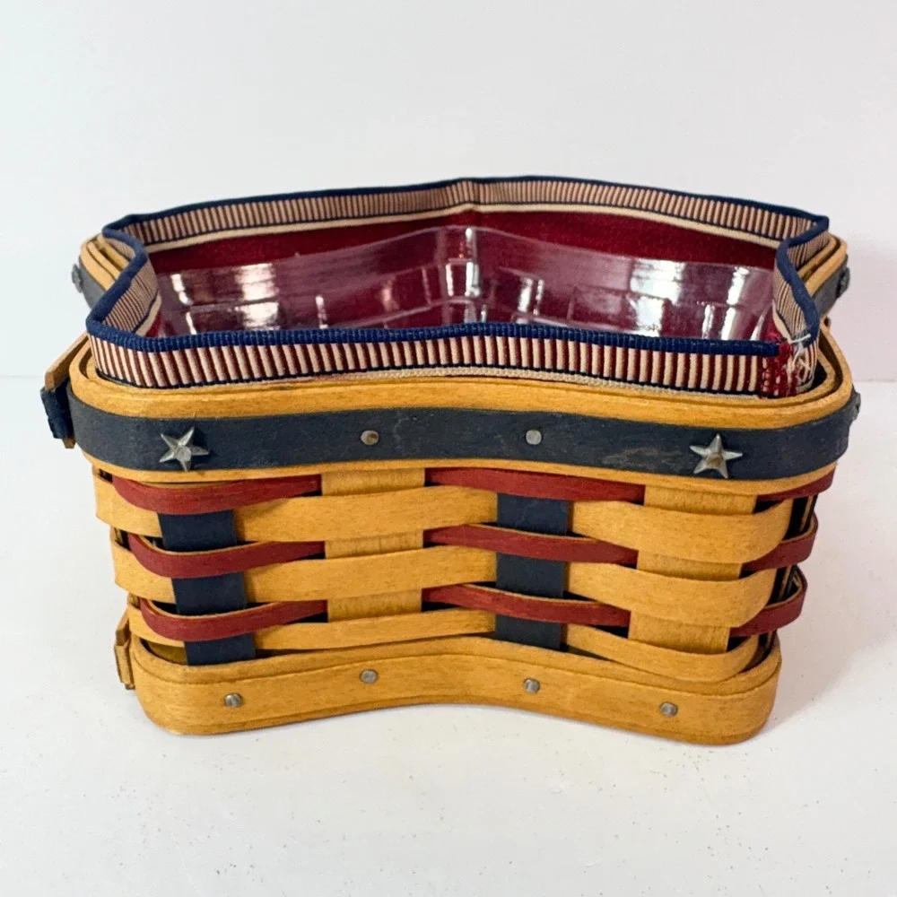 Longaberger Proudly American Little Star Basket Combo 2008 30th Anniversary